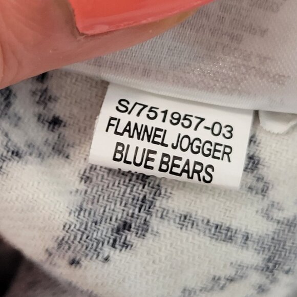 Old Navy Size XXL Men's Blue Polar Bears Flannel Lounge Joggers - Picture 9 of 10